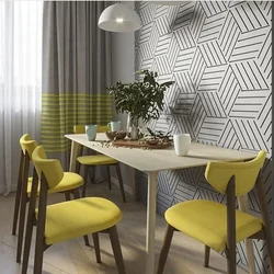 Design Of All Kitchen Walls In The Dining Area