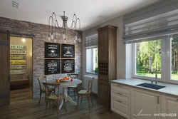 Window Design For Kitchen In Loft Style