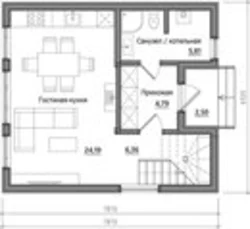 House Design With Two Bedrooms And Living Room