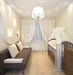 Bedroom Design 12 Square Meters With A Crib
