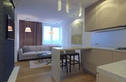Apartment Design 42 Sq M With Loggia