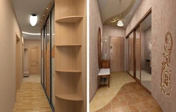 Koridorda polga emas, balki koridor dizayni shkafi