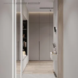 Koridorda polga emas, balki koridor dizayni shkafi