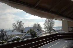 Фото зимы из окна квартиры