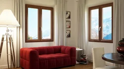Окна деревянные в квартире фото