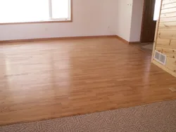 Inexpensive flooring in an apartment photo