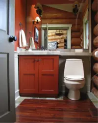 Taxta tualet mənzil foto