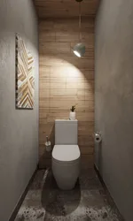 Wooden Toilet Apartment Photo