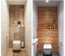 Wooden toilet apartment photo