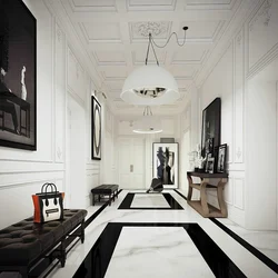 Черно белый пол квартира фото