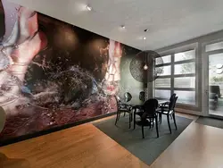 Фото натяжные стены в квартире