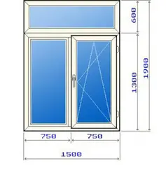 Стандартное окно в квартире фото