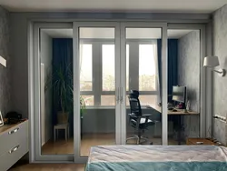 Partition in an apartment with a window photo