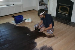 Apartment floor paint photo