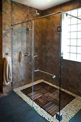 Shower In Apartment On The Floor Photo