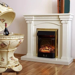 Corner electric fireplaces for apartments photo