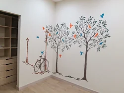 Drawings On The Wall In The Apartment With Your Photos