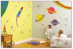Photos On The Walls In An Apartment For Children