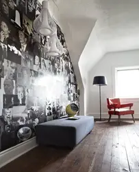 Черно белое фото на стенах в квартире