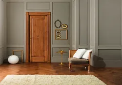 Classic doors in the interior of an apartment