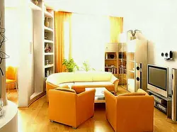 Interior of the room if she is alone in the apartment
