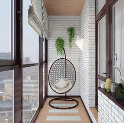 Design of a square balcony in an apartment