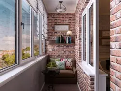 Дизайн балкона в трехкомнатной квартире
