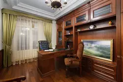 Classic office design in an apartment