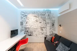 Apartment design full wall drawing