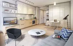 Apartment renovation with design project and furniture