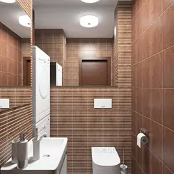 Toilet meter by meter design in an apartment