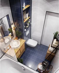 Toilet Meter By Meter Design In An Apartment