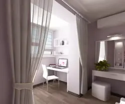 Дизайн квартиры с окном и балконом