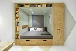 Arrangement of beds in the bedroom photo