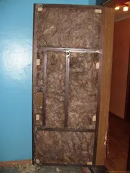 Как утеплить дверь в квартире фото