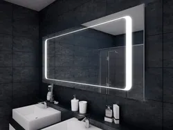 Bathroom Mirror Sink Lighting Photo