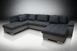 U Shaped Sofa With Sleeping Place Photo