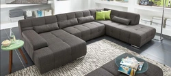 U Shaped Sofa With Sleeping Place Photo