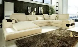 Large corner sofas for the living room more than 3 meters photo