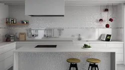 Фота плітка керамін як фартух на кухні
