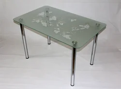 Glass tables for kitchen inexpensive photo