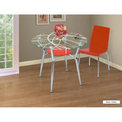 Стеклянные столы для кухни недорого фото