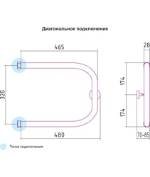 Hammom isitiladigan sochiq temir yo'l foto o'lchamlari