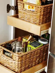 Photo of kitchen baskets