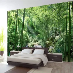 Bedroom forest photo