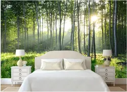 Спальня лес фото