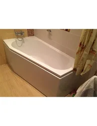 Photo bathtub sloping