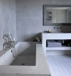 Ванна бетонная фото