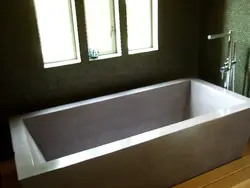 Ванна бетонная фота
