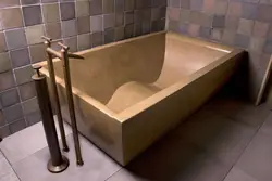 Concrete bathtub photo